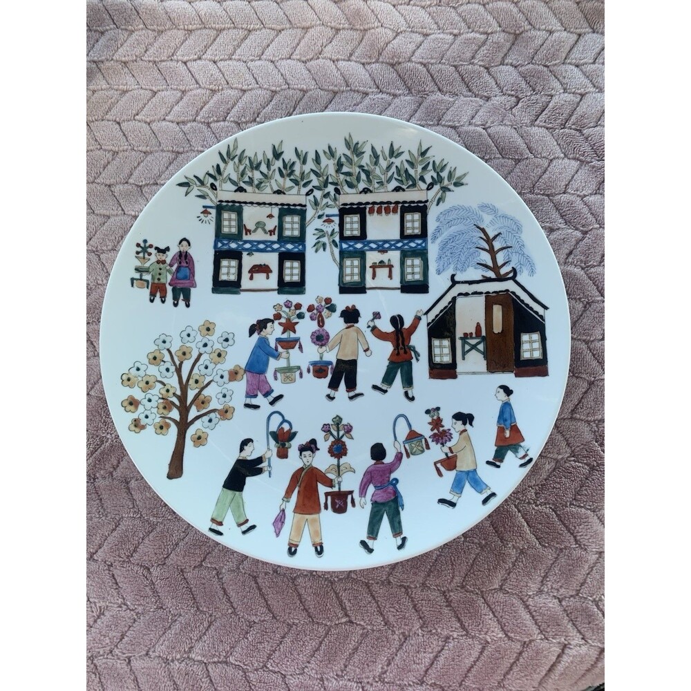 Vintage Hand Painted Plate Srednick Collection The Country Art Of China Decor